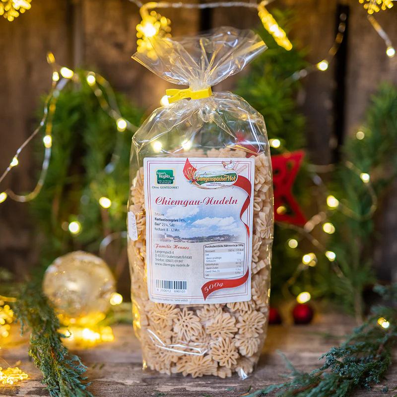 Chiemgauer Weizen Edelweißnudeln, 500 g