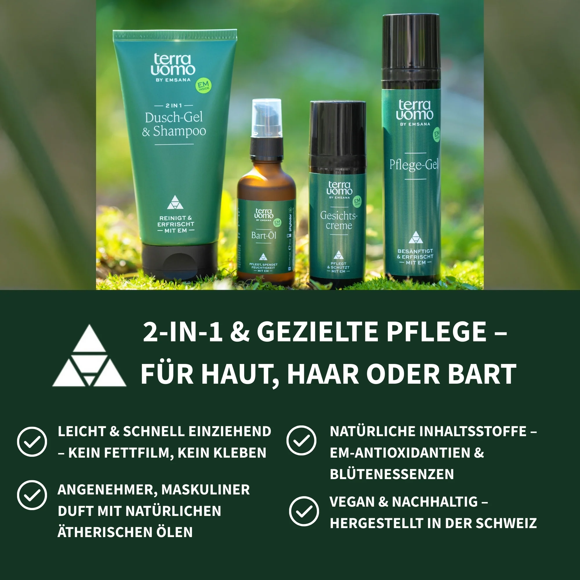 EMsana terra uomo Männer Pflege - Gel 100 ml - Image 2