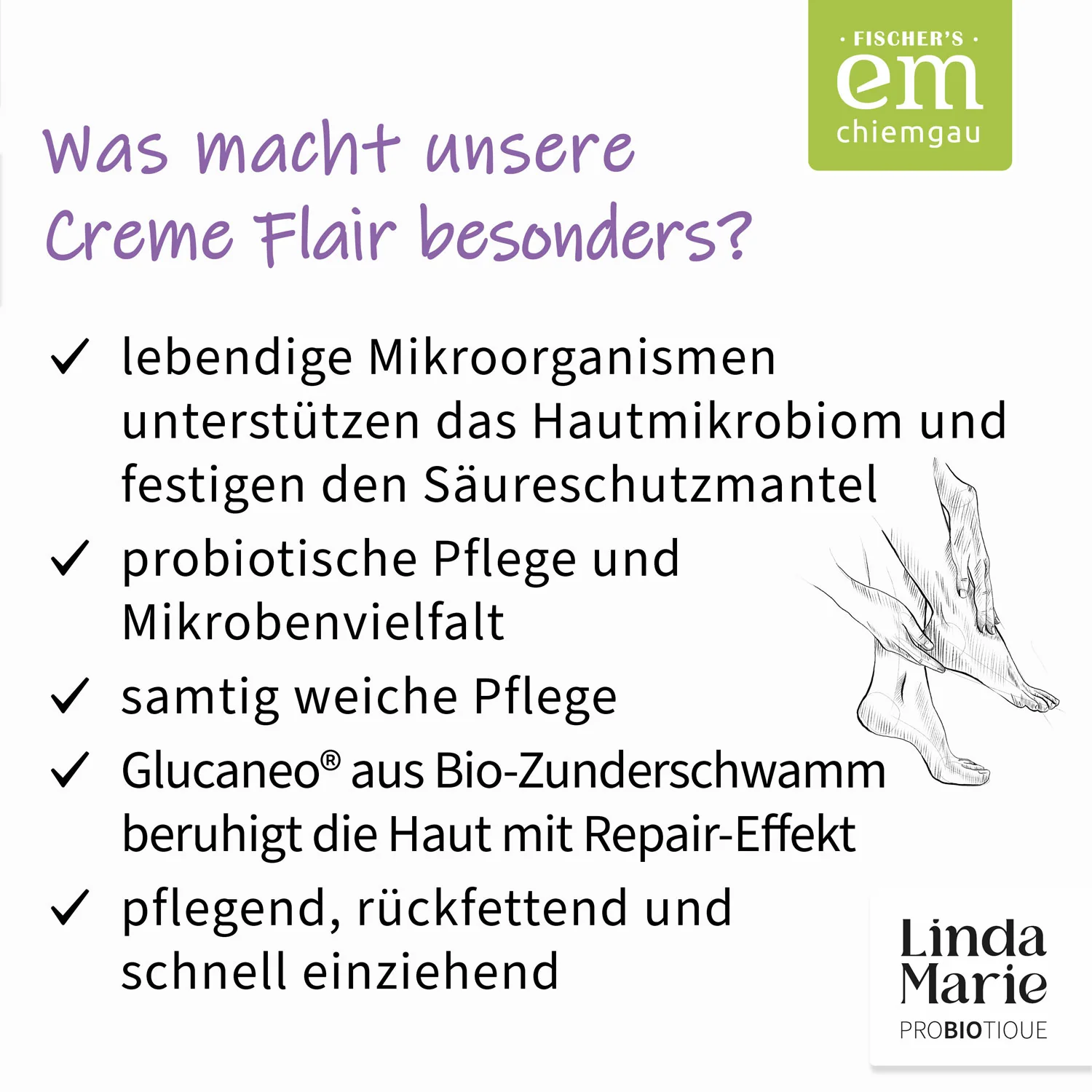 Linda Marie PROBIOTIQUE Creme Flair · Handpflege - Image 5