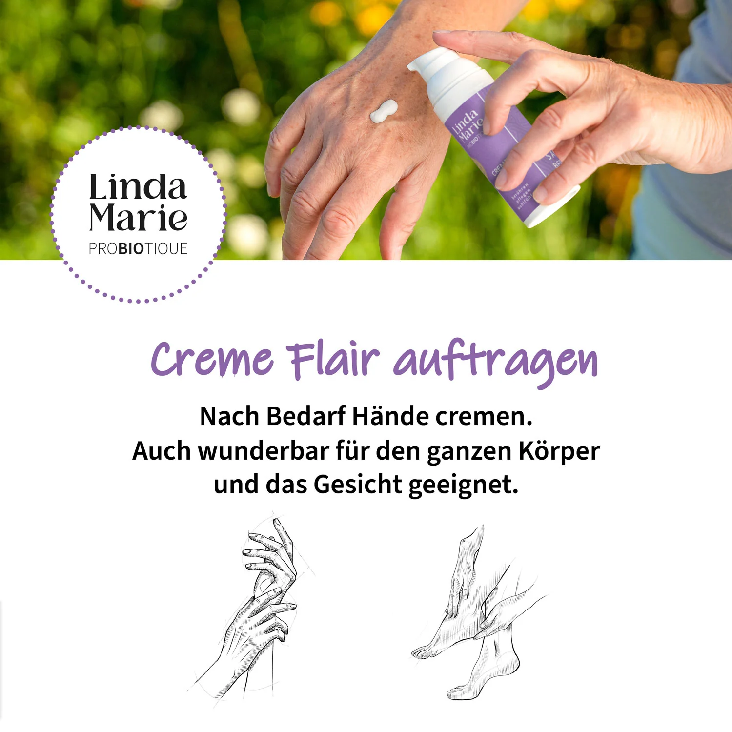 Linda Marie PROBIOTIQUE Creme Flair · Handpflege - Image 6