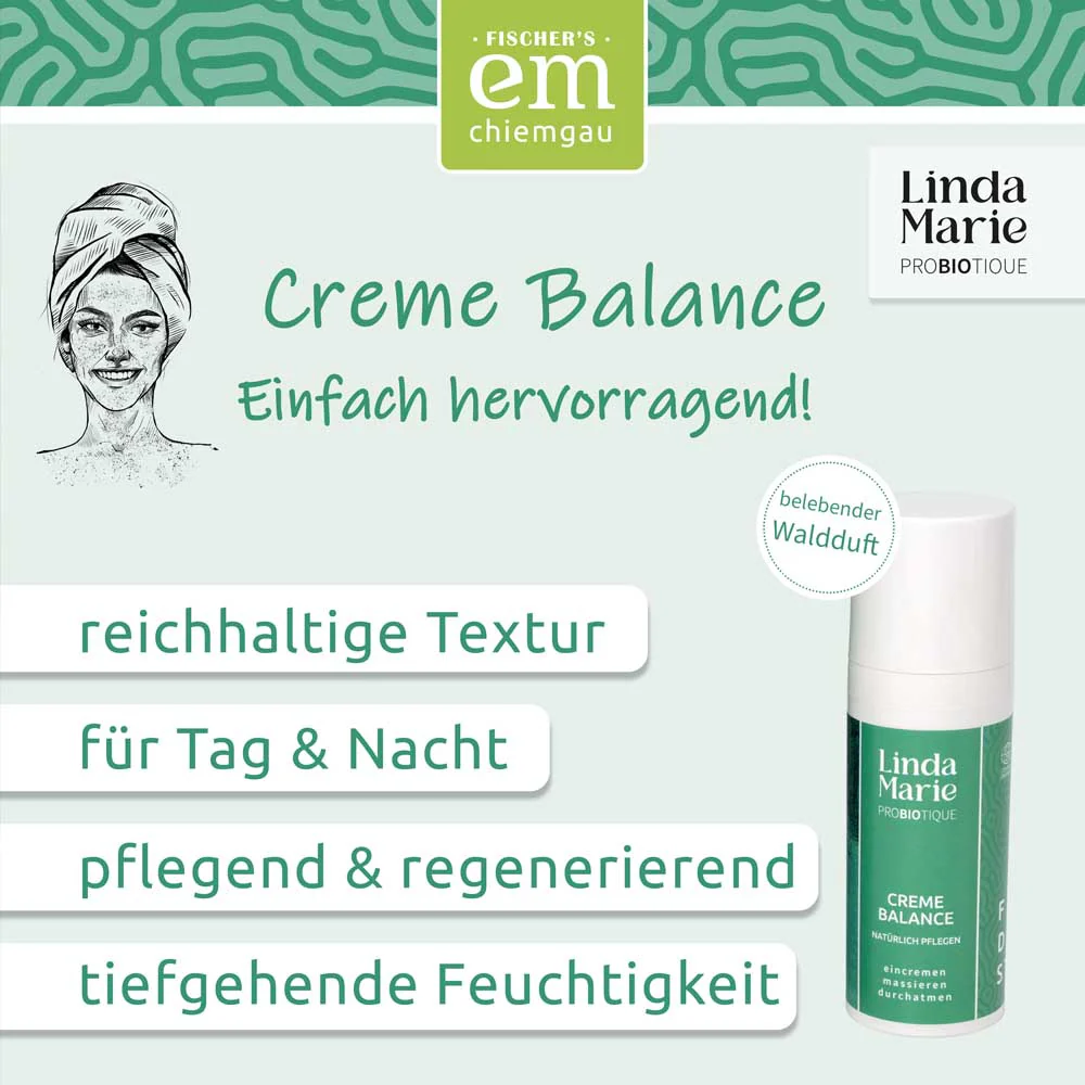 Linda Marie PROBIOTIQUE – Creme Balance - Feuchtigkeit - Image 3