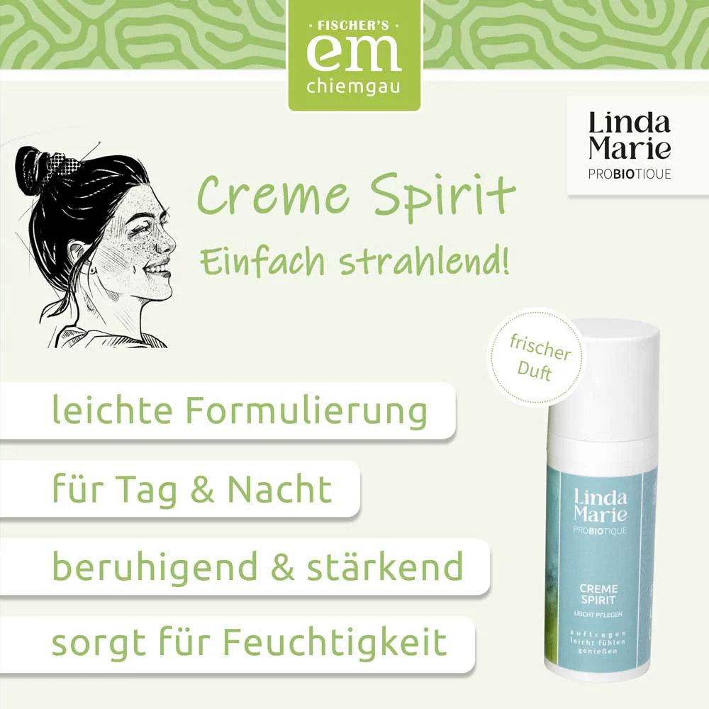 Linda Marie PROBIOTIQUE – Creme Spirit - leichte Pflege - Image 2