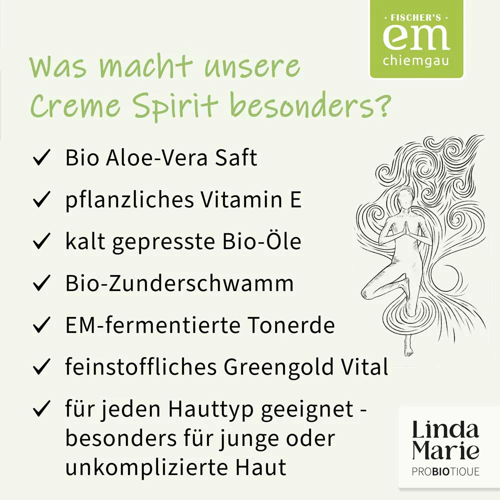 Linda Marie PROBIOTIQUE – Creme Spirit - leichte Pflege - Image 3