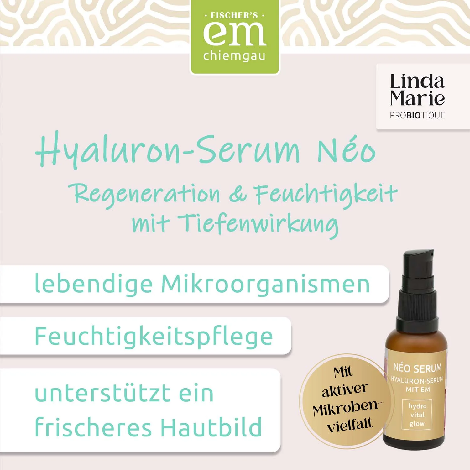 Linda Marie PROBIOTIQUE Hyaluronserum Néo - Image 5