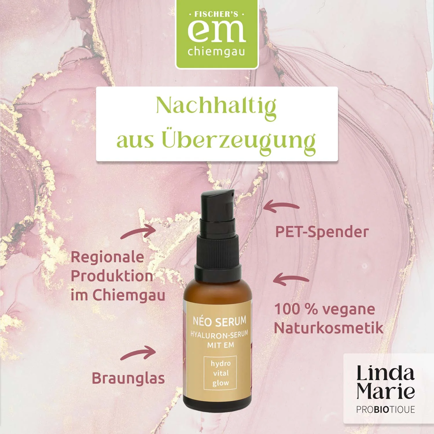 Linda Marie PROBIOTIQUE Hyaluronserum Néo - Image 6
